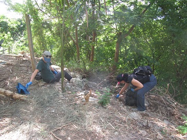 Volunteer trail clean up & donation